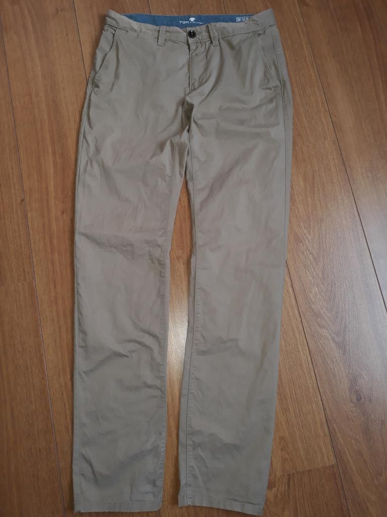 Beige chino tom tailor 32/36, Kleding | Heren, Broeken en Pantalons, Ophalen of Verzenden, Zo goed als nieuw, Maat 46 (S) of kleiner