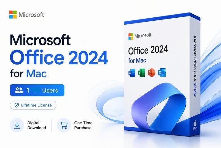 Microsoft Office 2024 voor Mac - Levenslange licentie, Computers en Software, Verzenden, Nieuw, Excel, MacOS