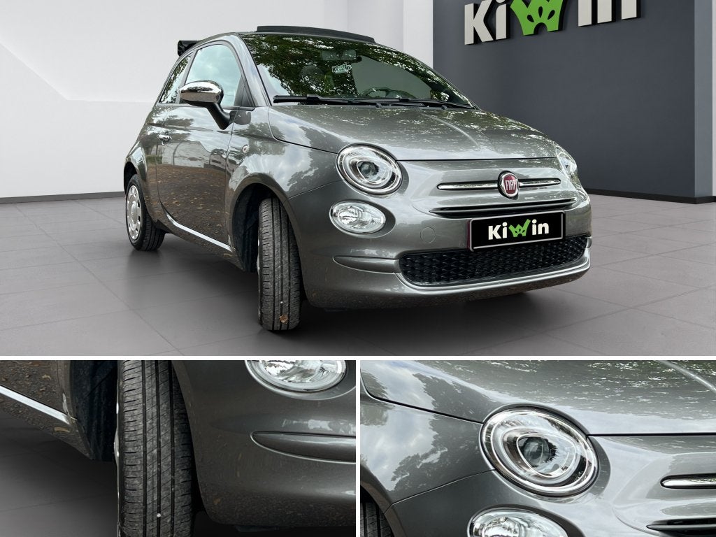 Fiat 500C 1.0i Hybride - Clim/Cruise control - Comme neuve, Autos, Argent ou Gris, Achat, Euro 6, Entreprise