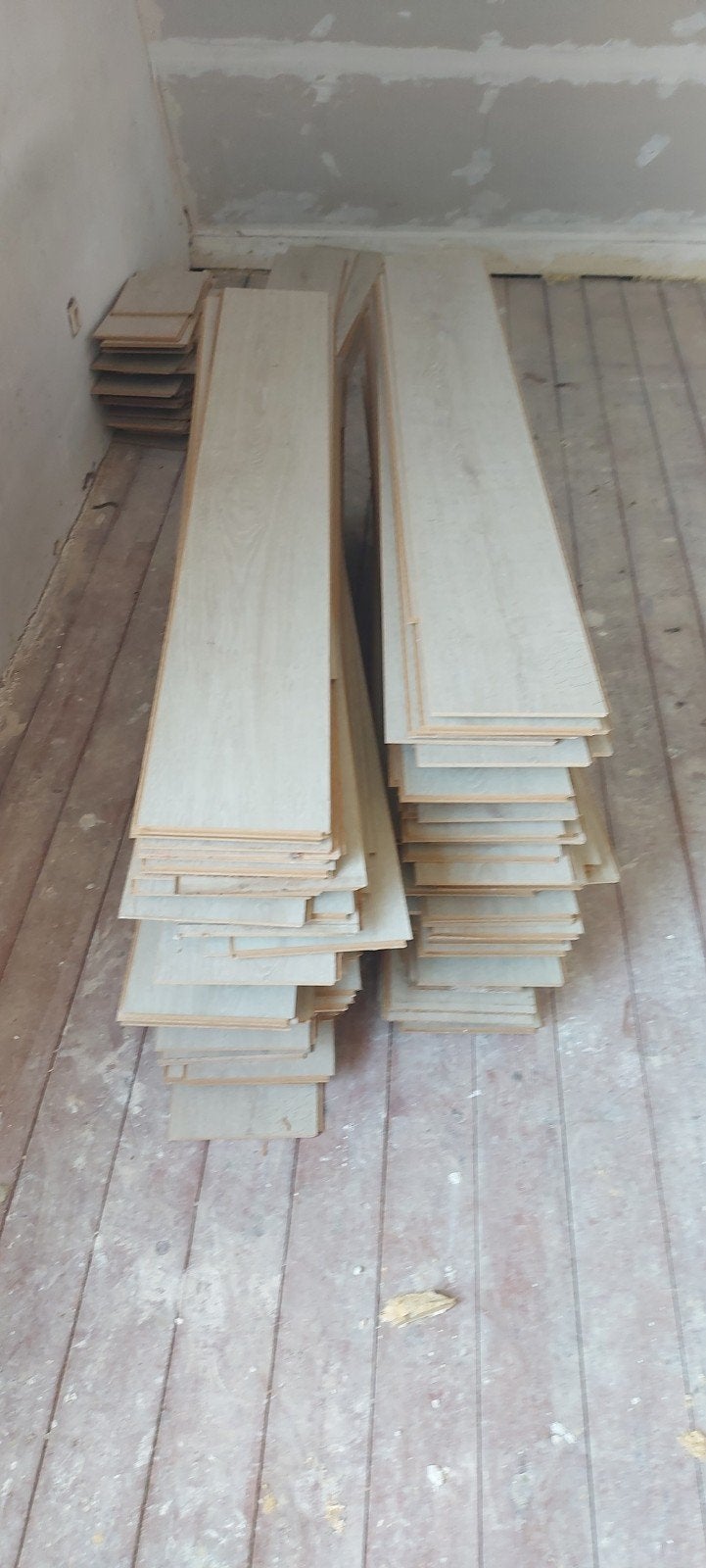lot de parquet démonté, 25 à 50 m², Parquet, Beige, Enlèvement