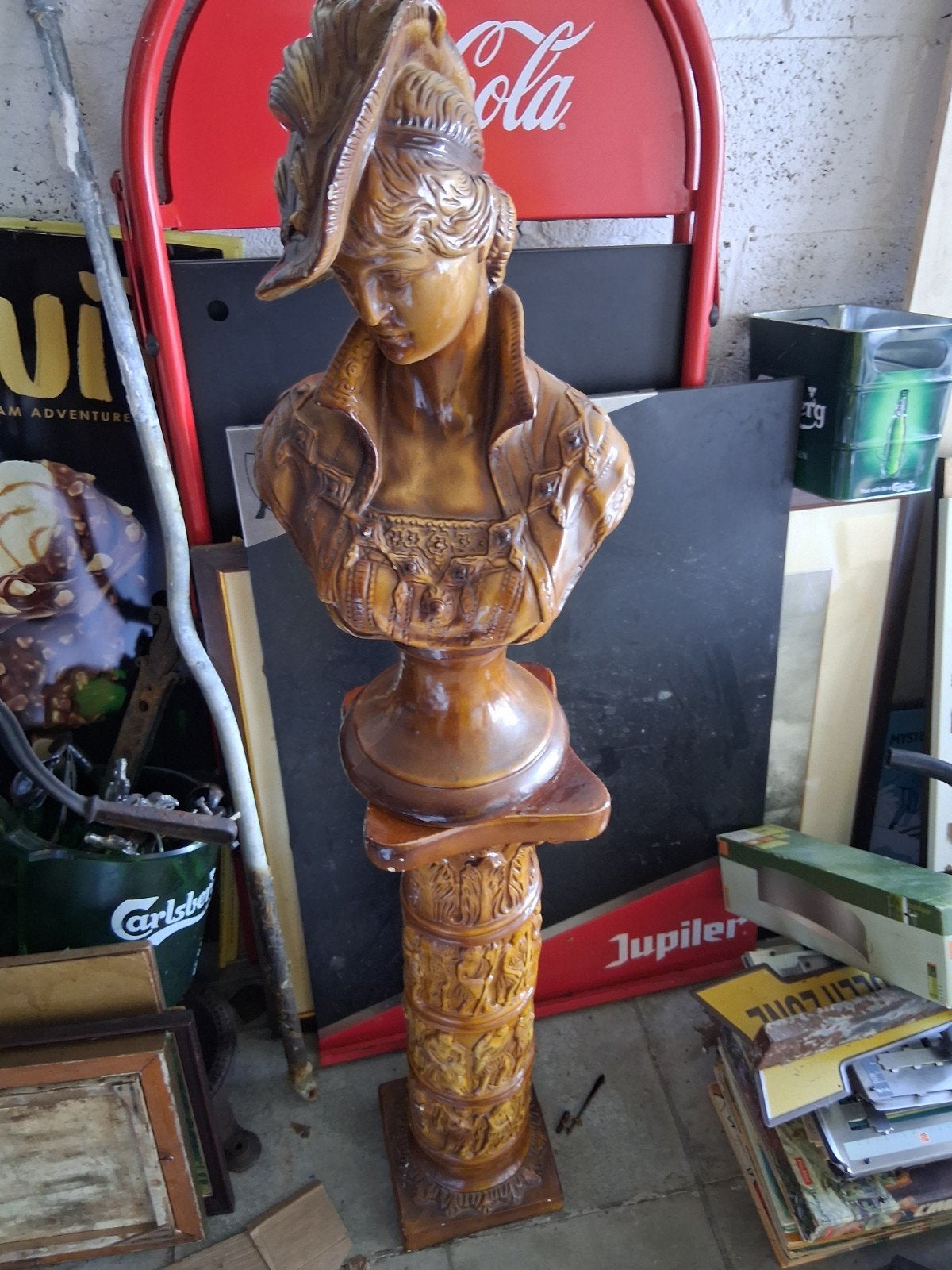 beeld op sokkel, Ophalen of Verzenden