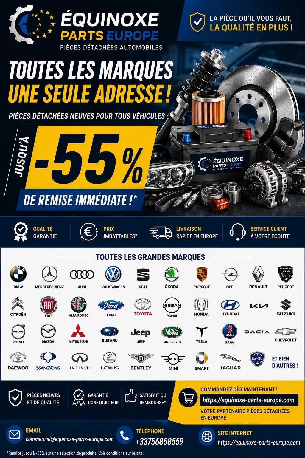 Pieces détachées auto, Autos : Pièces & Accessoires, Envoi, Neuf