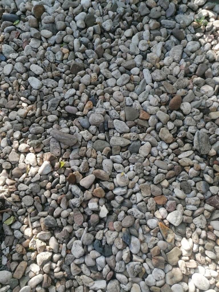 Galets de rivière marbré utilisé, Enlèvement ou Envoi, Gris