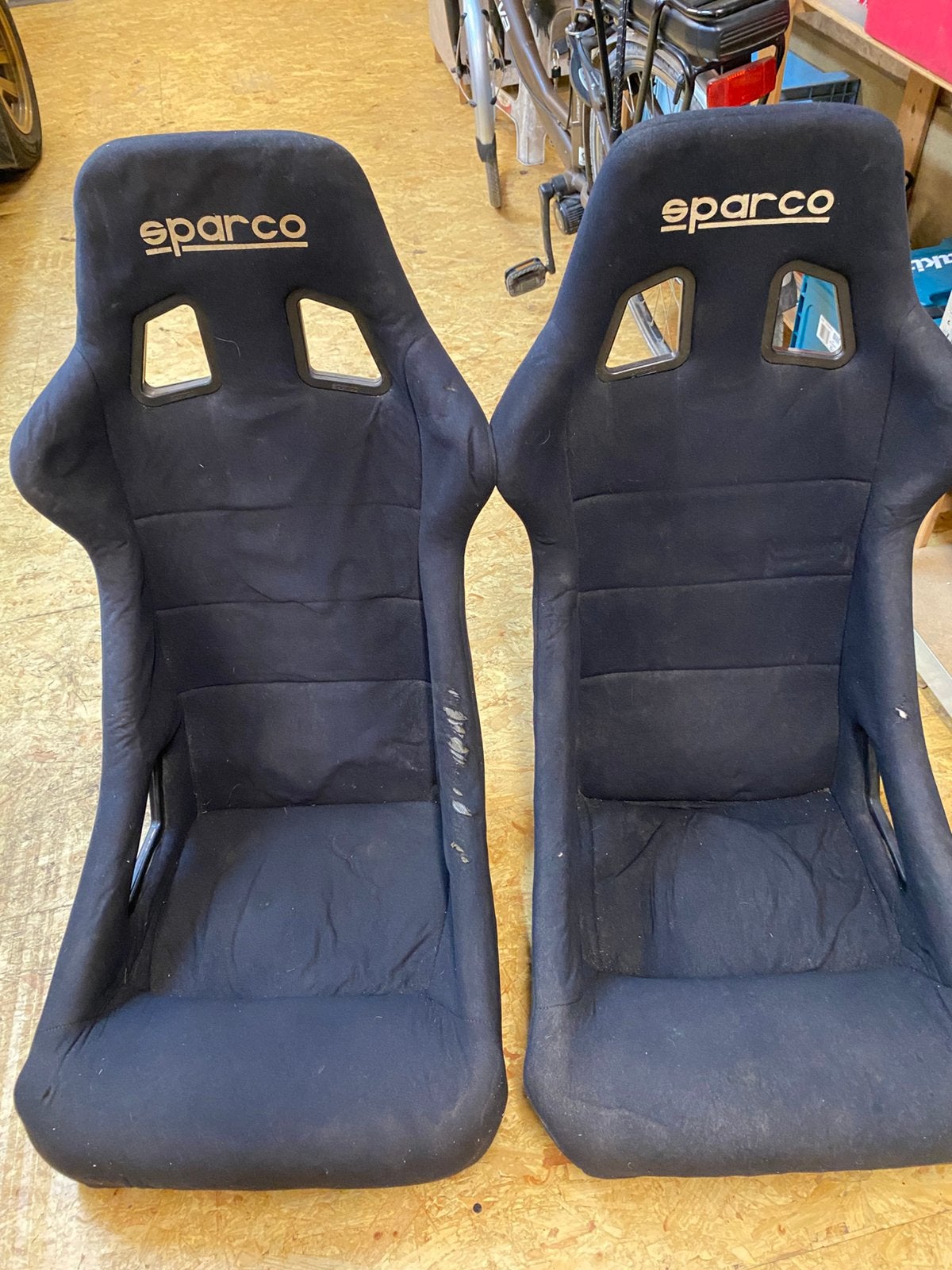 2 sparco junior kuipstoelen, Ophalen, Gebruikt