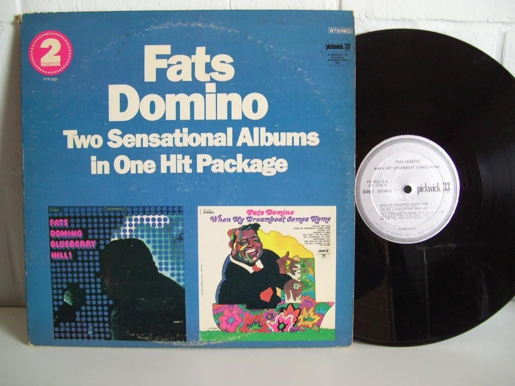 FATS DOMINO  when my dreamboat comes home / blueberry hill !, Originele persing, Ophalen of Verzenden, Zo goed als nieuw, 12 inch