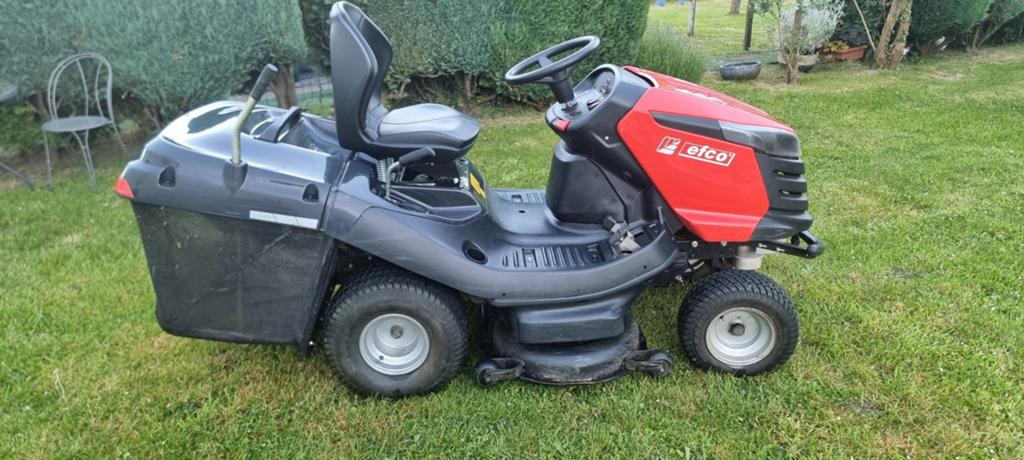 Tracteur tondeuse Efco moteur Briggs&Stratton 7220PXI, Comme neuf, Efco, Fonction de mulching, 90 à 120 cm