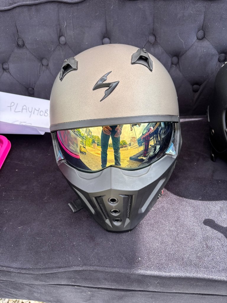 Scorpion helm maat S, Motoren, Jethelm, Kinderen, Nieuw zonder kaartje, S
