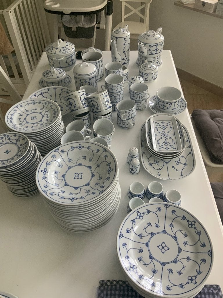 Servies oud Jäger Eisenberg, Ophalen
