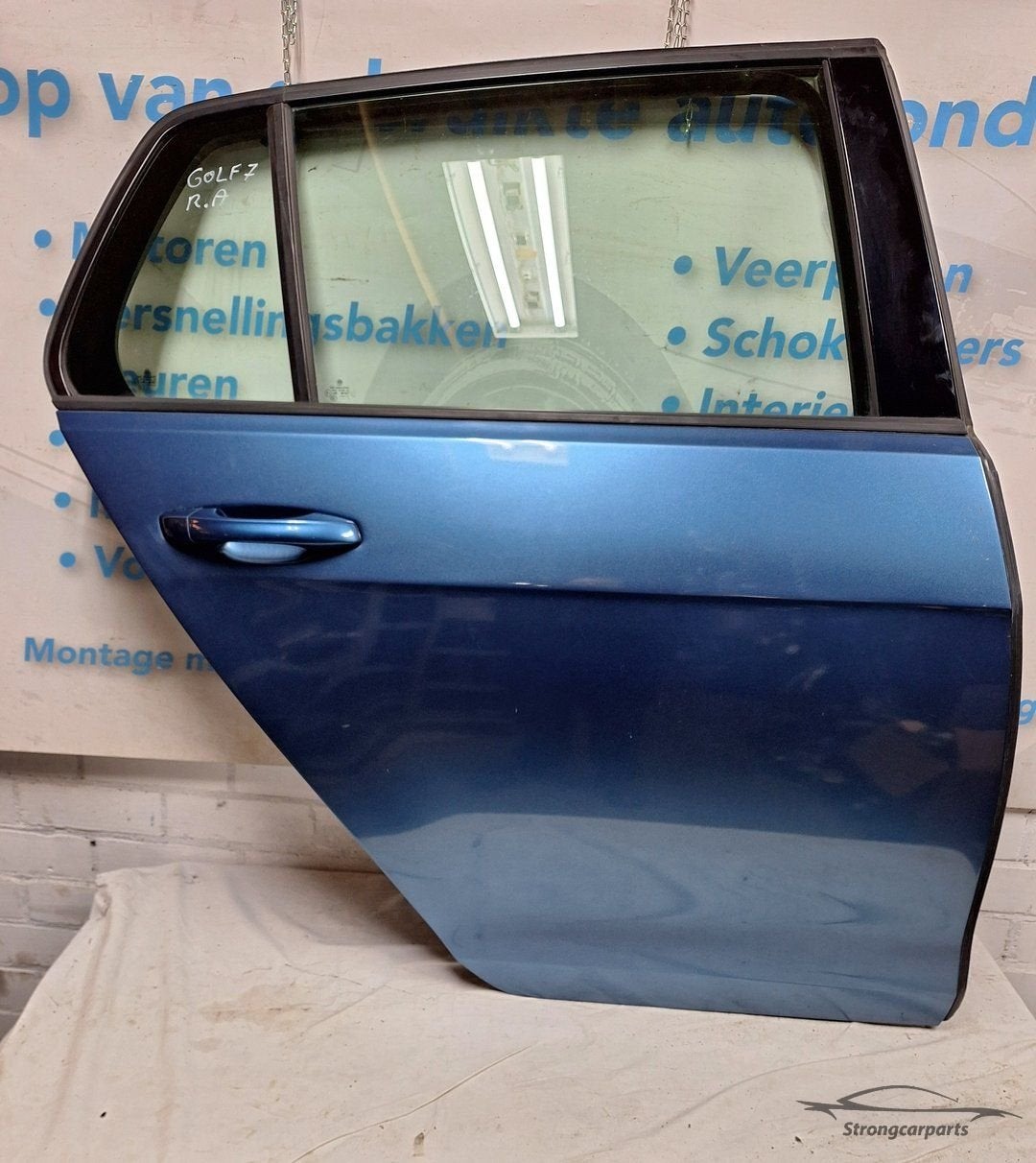 Deur Portier VW Golf 7 VII Hatchbak rechts achter kleur LA5J, Gebruikt, -, -, Ophalen of Verzenden