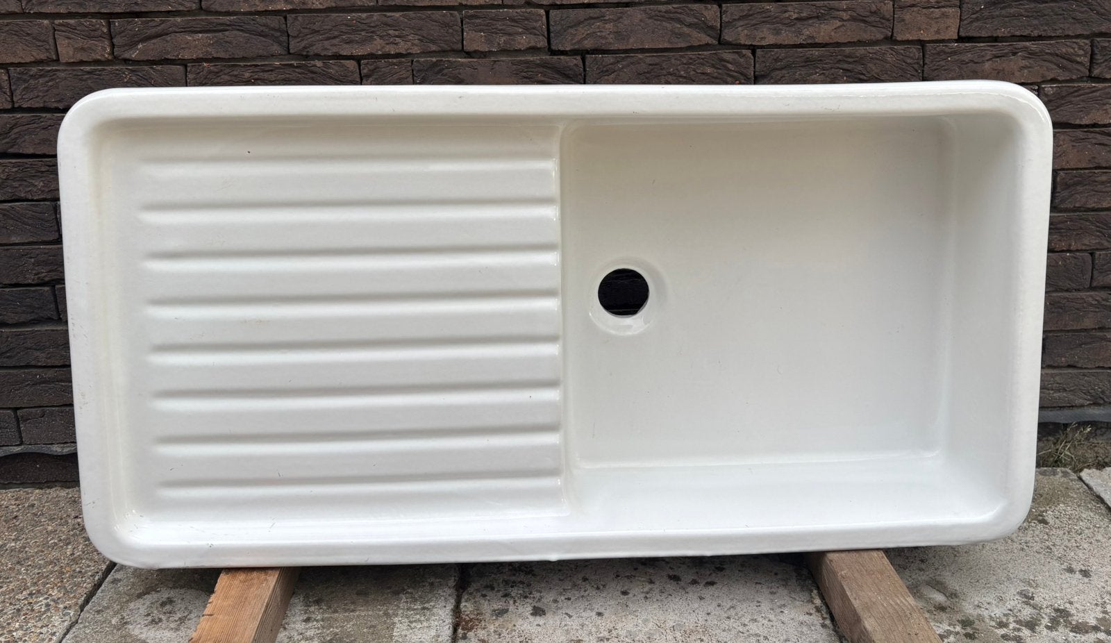 Keramische spoelbak, Ophalen, Zo goed als nieuw