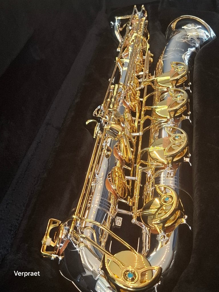 Baritonsaxofoon Yanagisawa BWO2S/KG, Muziek en Instrumenten, Ophalen, Nieuw, Bariton, Met koffer