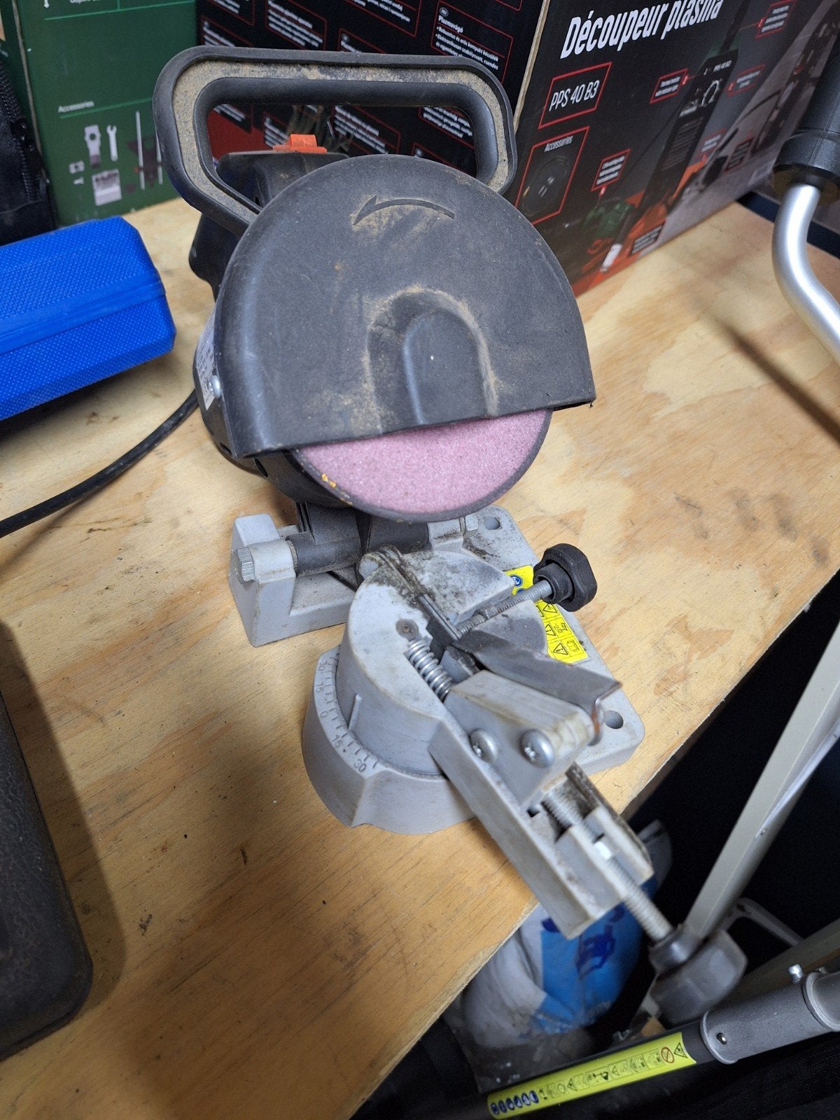 slijp kettingzaag machine, Ophalen, Kettingzaag