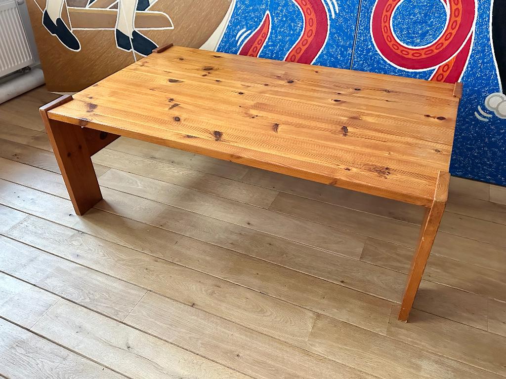 70S GRENEN SALONTAFEL, Moins de 50 cm, 100 à 150 cm, Enlèvement, Utilisé