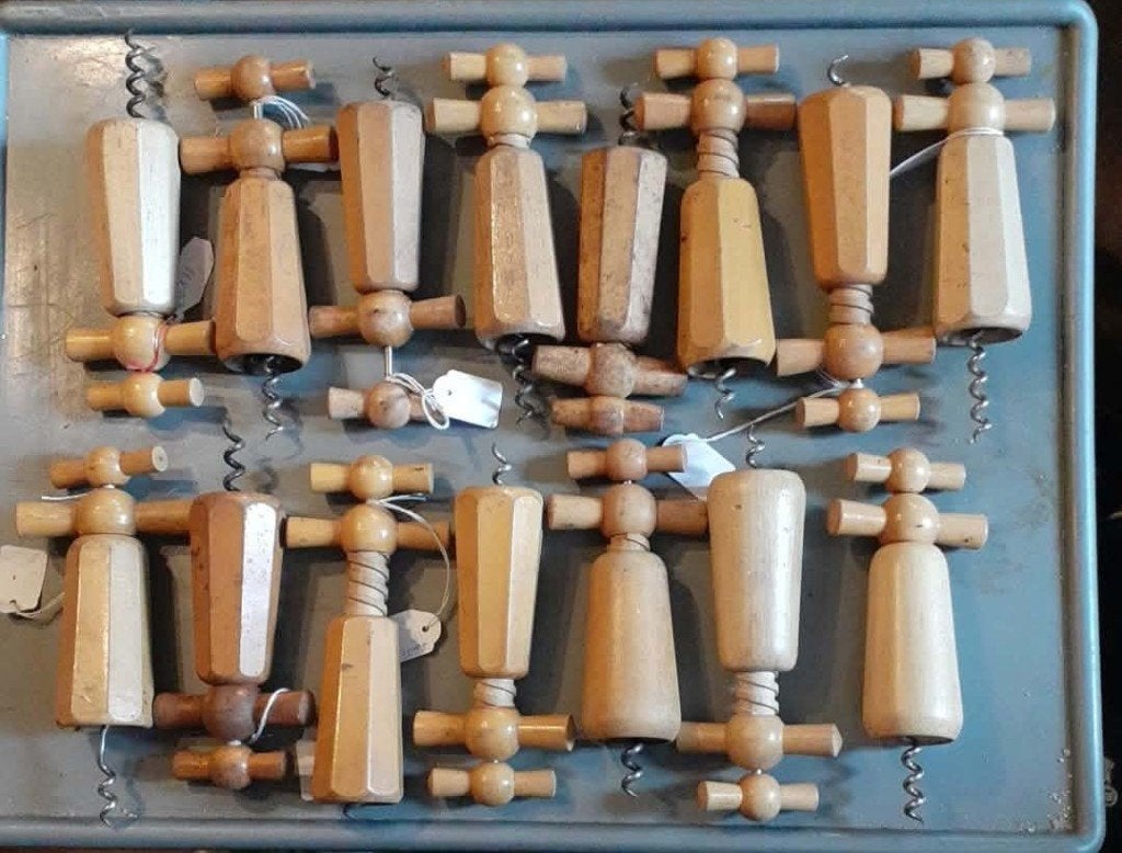lot de 15 tire bouchon en bois pour revendeur, Ophalen of Verzenden