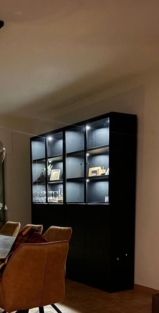 Vitrinekast, Ophalen, Zo goed als nieuw, Glas