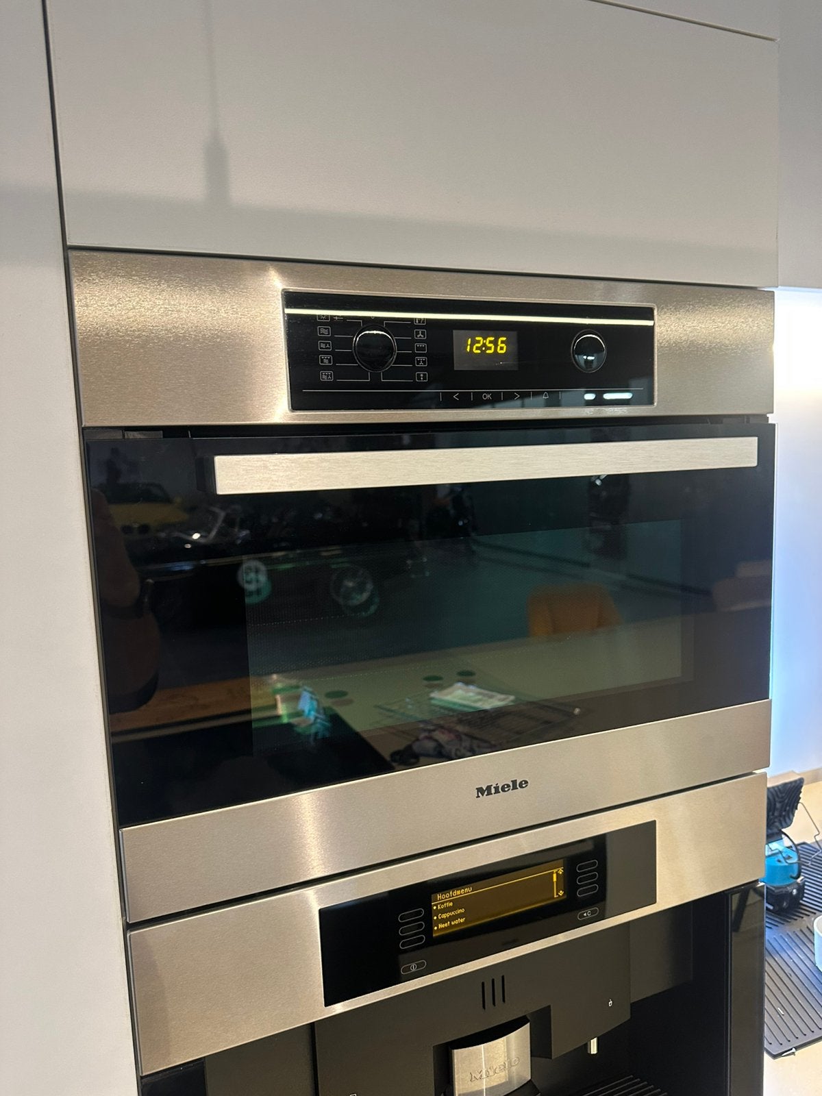 Miele combi-oven type H5040BM in perfecte staat !, Ophalen, Zo goed als nieuw, Miele, Combi-oven