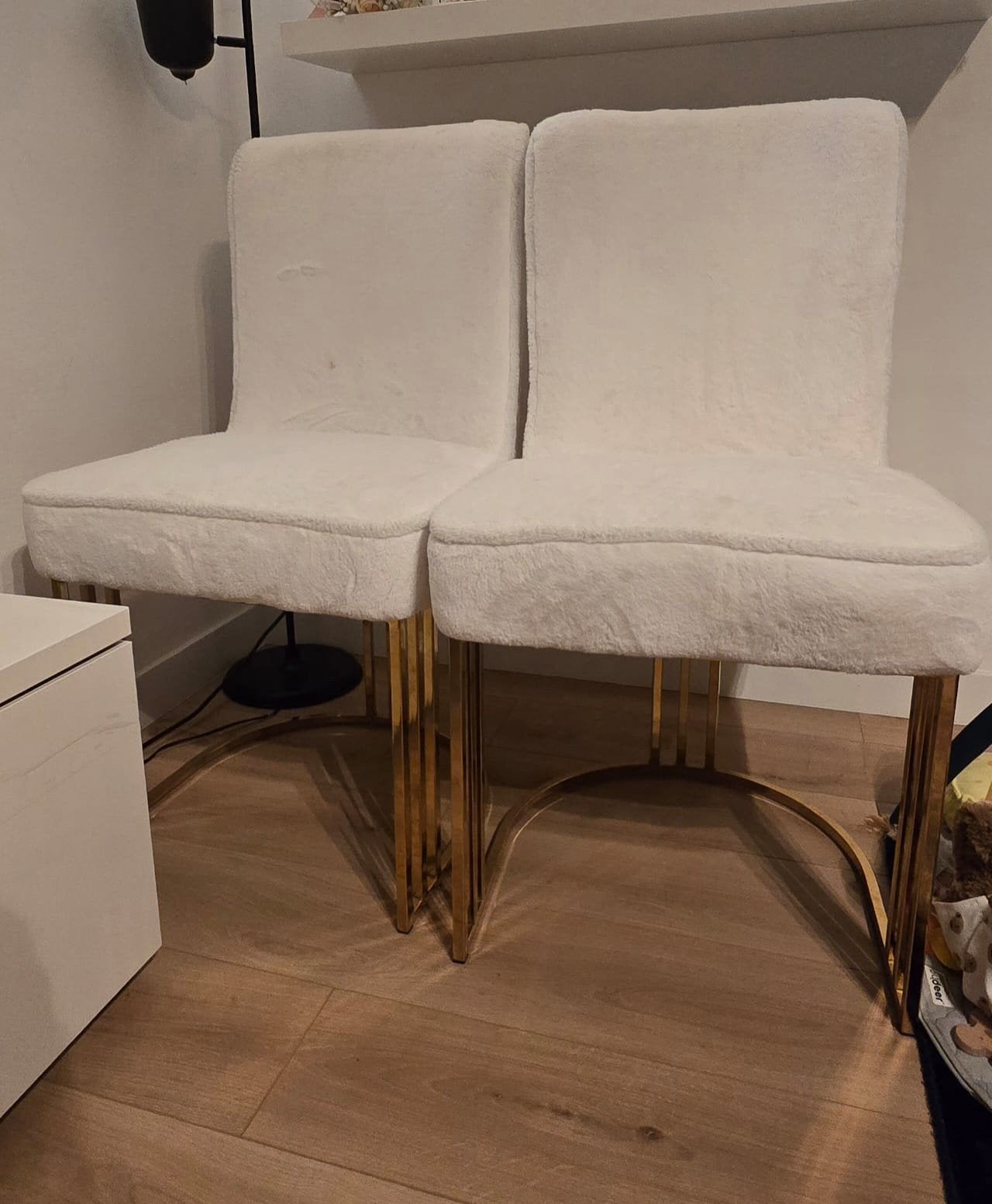 set van 2 stijlvolle en comfortabele stoelen., Maison & Meubles, Enlèvement