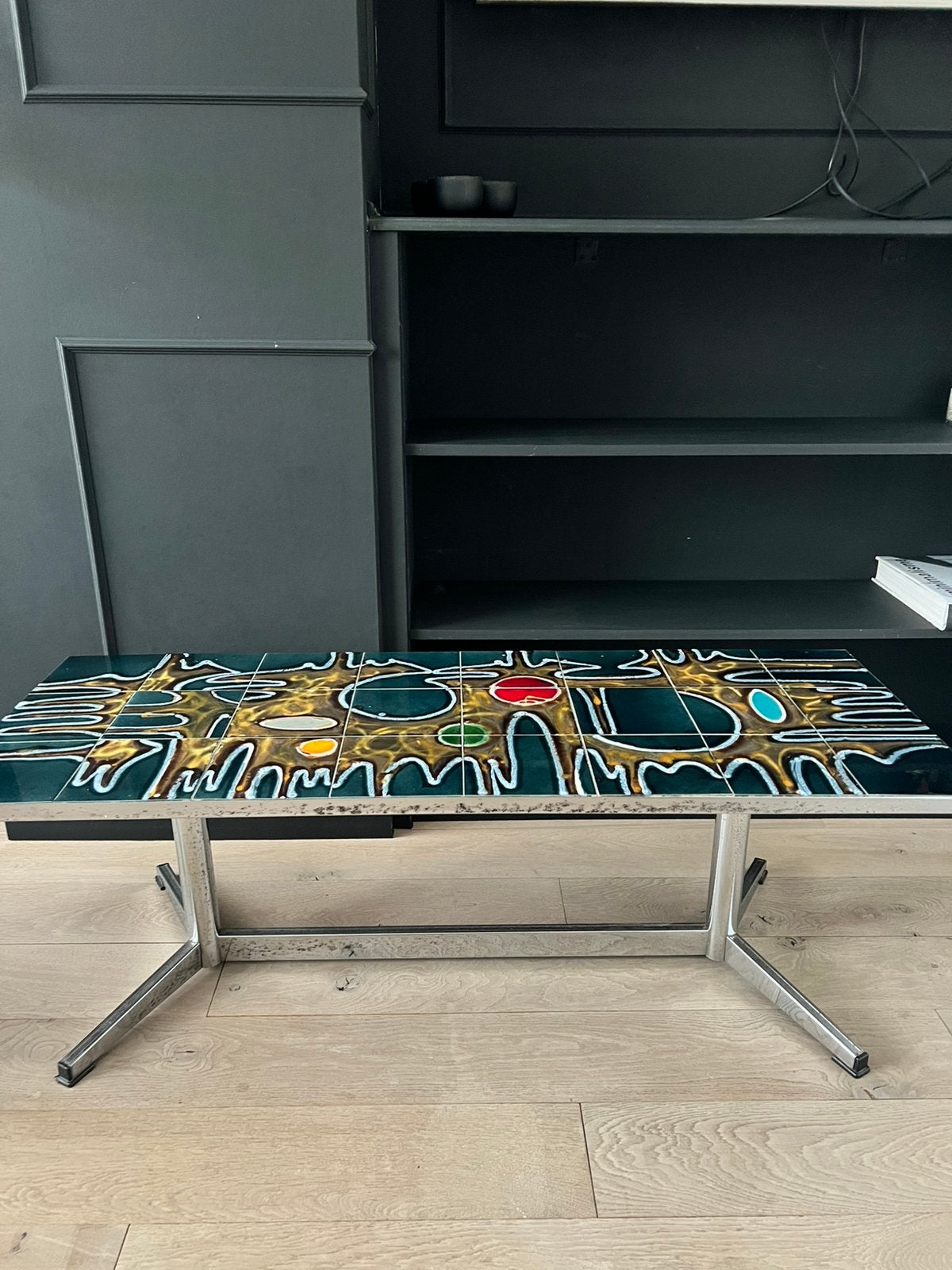 Vintage salontafel, Vintage, Métal, Enlèvement, Utilisé