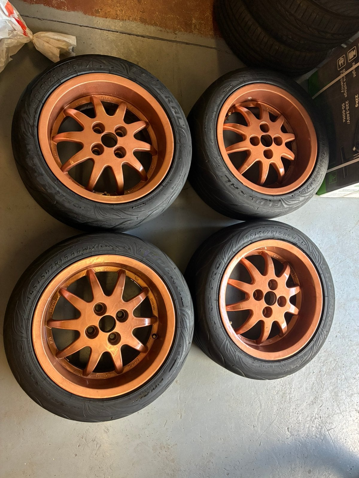 4x100 velgen met banden, 15 pouces, Pneus et Jantes, Pneus été, Enlèvement