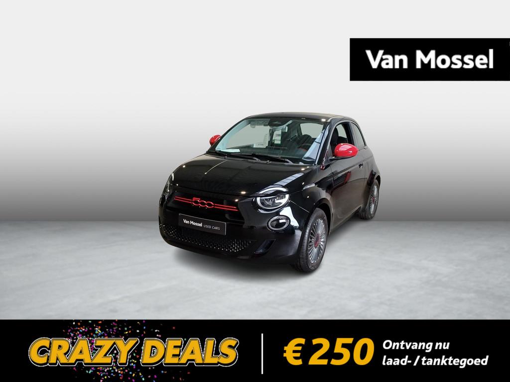 Fiat 500e 500e 24 kWh (Red), Auto's, Fiat, 4 zetels, Stof, Gebruikt, 95 pk