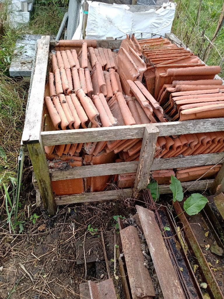 dakpannen, Ophalen, Gebruikt, Steen of Klei, Dakpannen