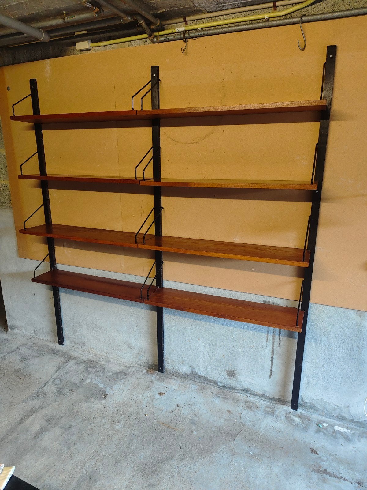 Origineel Poul Cadovius Royal System wandsysteem Teak, Verzamelen, Retro, Ophalen