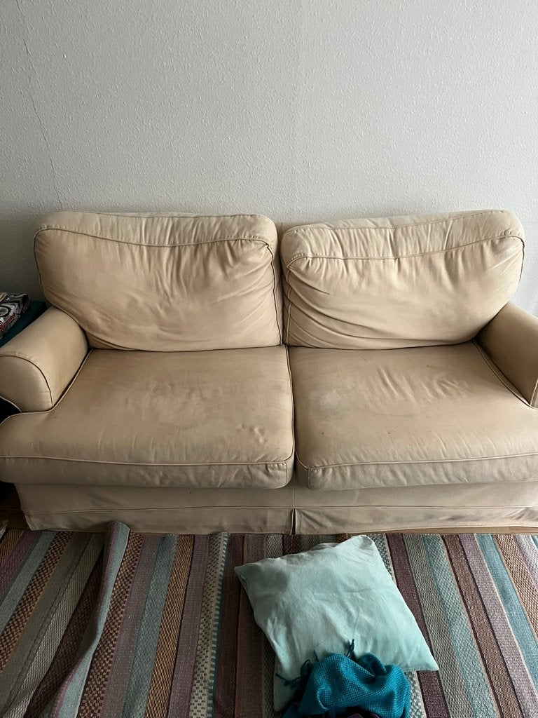 Canapé 2-3 places, Maison & Meubles, 75 à 100 cm, Enlèvement, Utilisé, Deux personnes