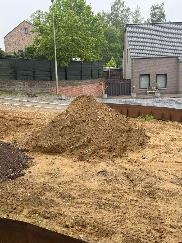 Gratis: +- 10m³ Gele zand (Wij laden met minigraver), Enlèvement, Utilisé, Sable pour remblai