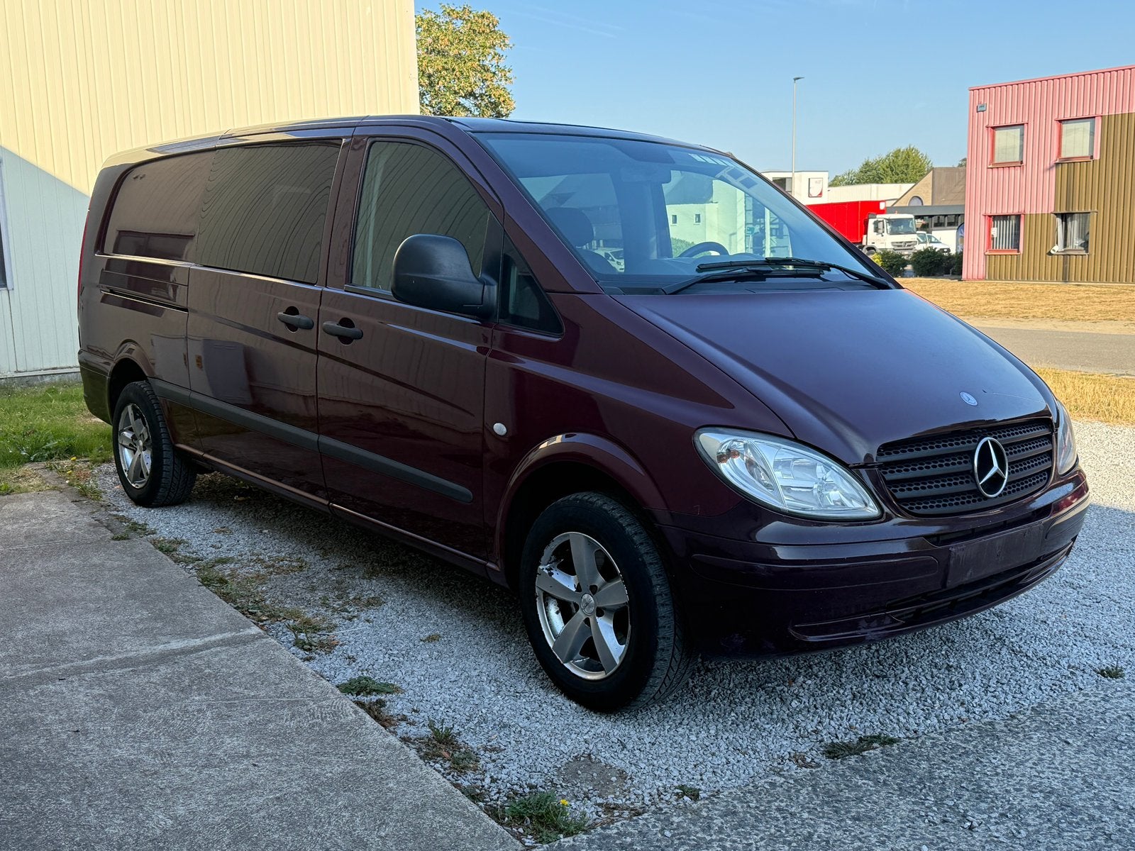 Mercedes Vito 2.2d Double Cabine 2009, Autos, Rouge, Achat, Entreprise, Boîte manuelle