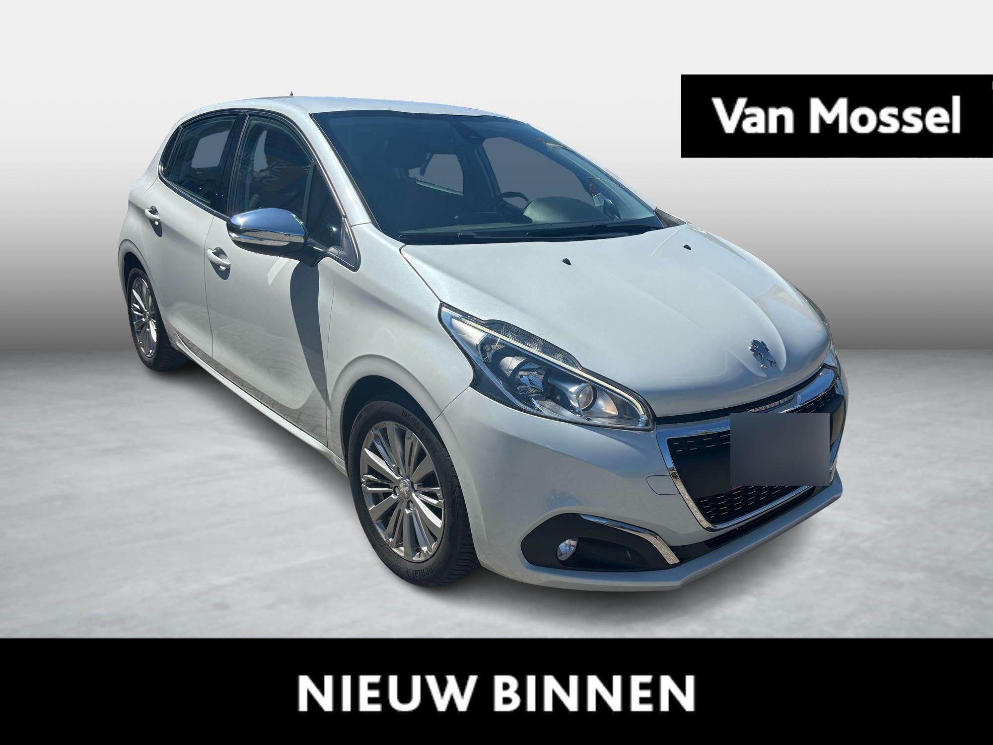 Peugeot 208 Allure 1.2 automaat CAMERA/AUTOMAAT/ALU/CLIMA, Auto's, 116 g/km, Stof, Gebruikt, Wit