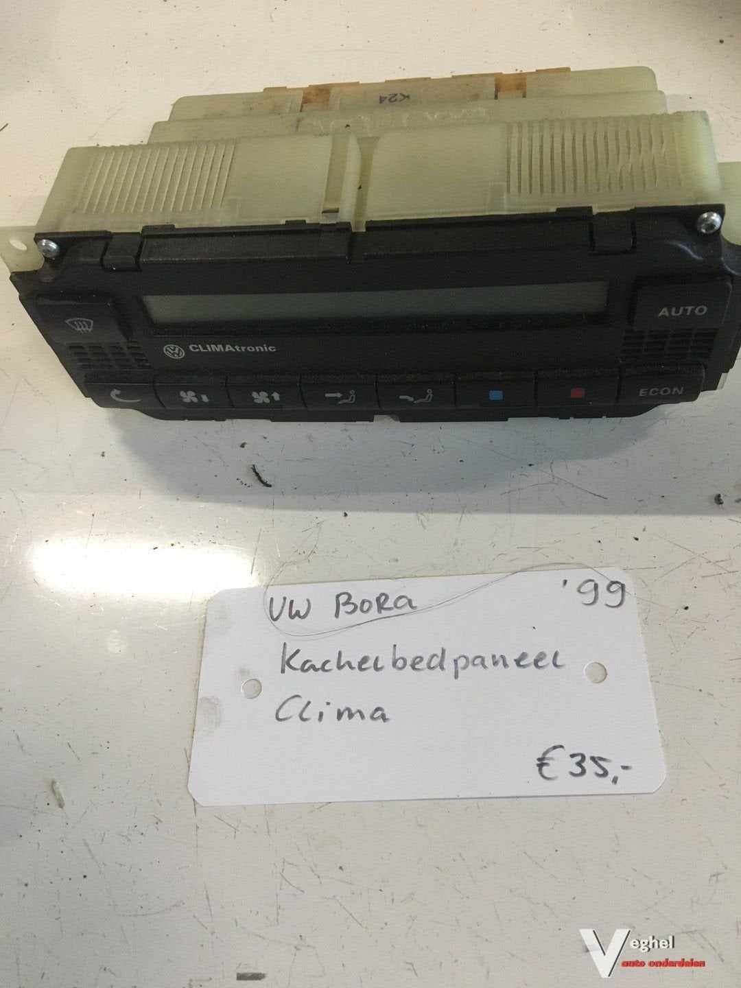 Vw Bora 1.9 Tdi 1999 Kachel bedieningspaneel airco/ clima, -, Utilisé, -, -