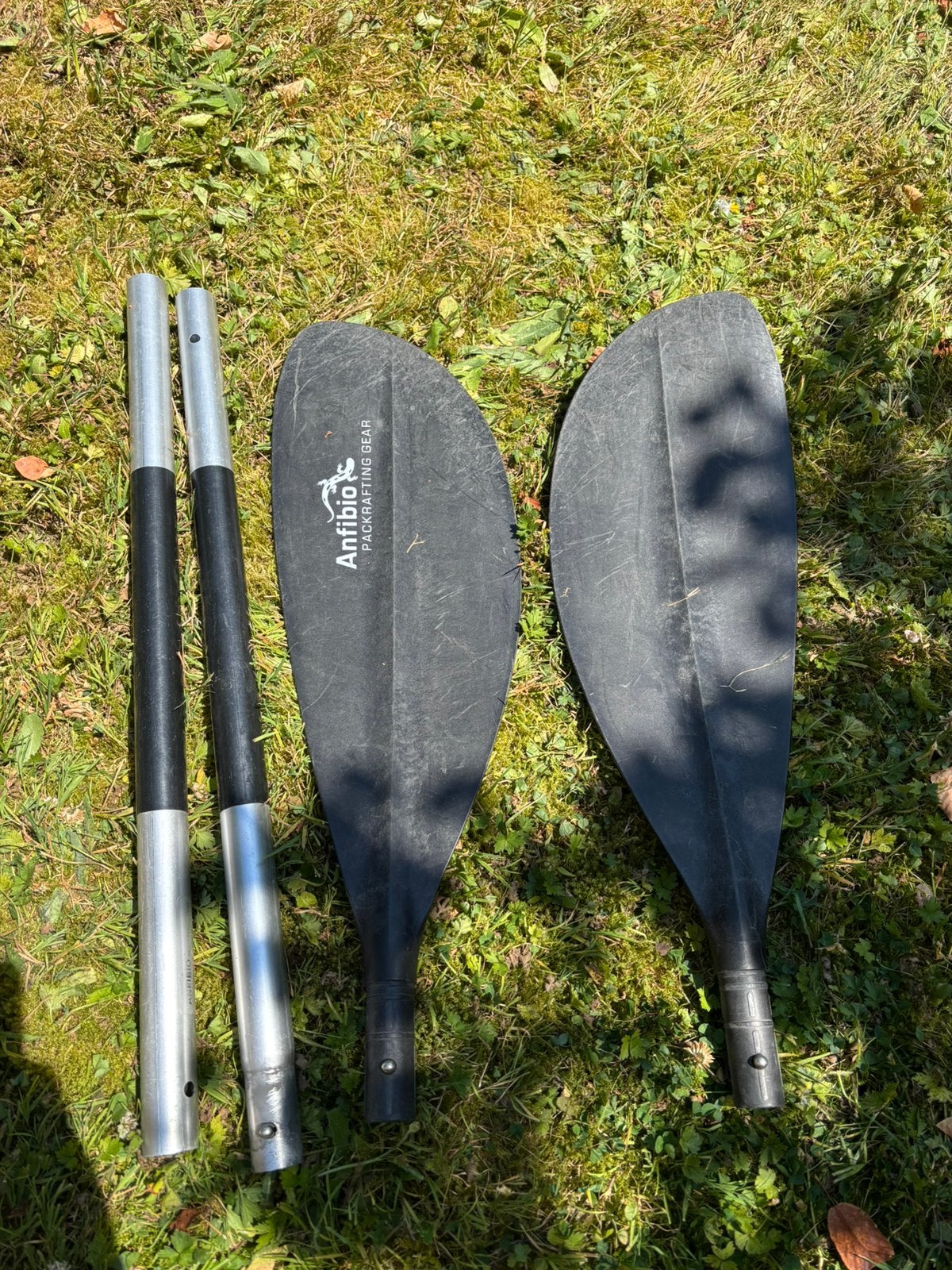Pagaies / Rames 4-pièce Anfibio de 210cm, Enlèvement ou Envoi, Utilisé, Pagaie à double lame