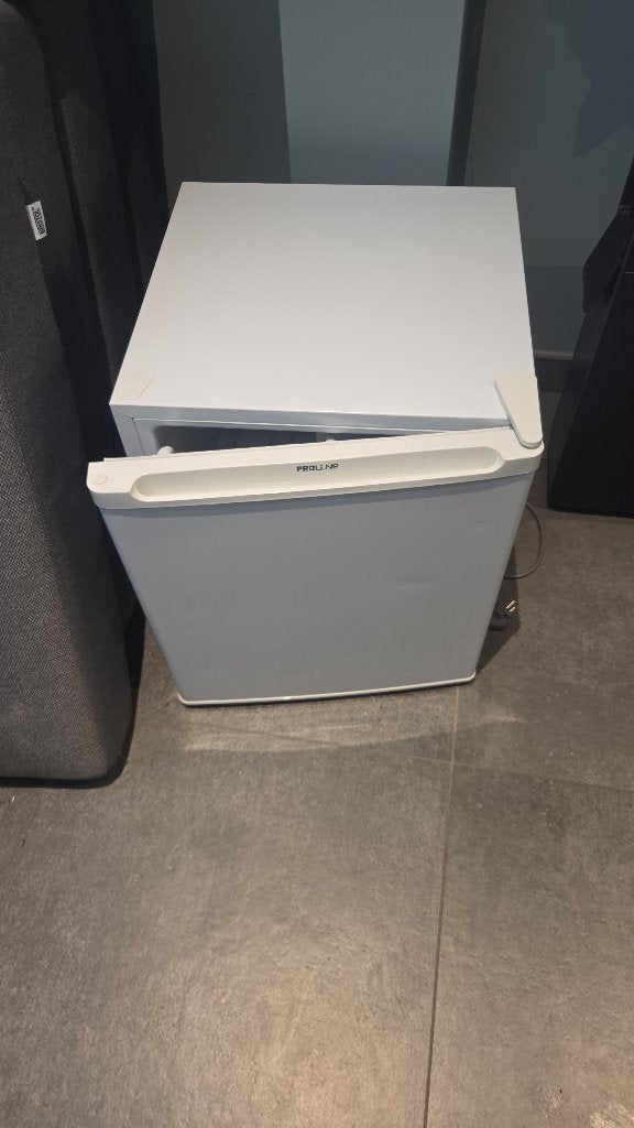 Proline BRF 44 mini koelkast 46L wit, Elektronische apparatuur, Gebruikt, Ophalen of Verzenden, Minder dan 75 liter, Met vriesvak