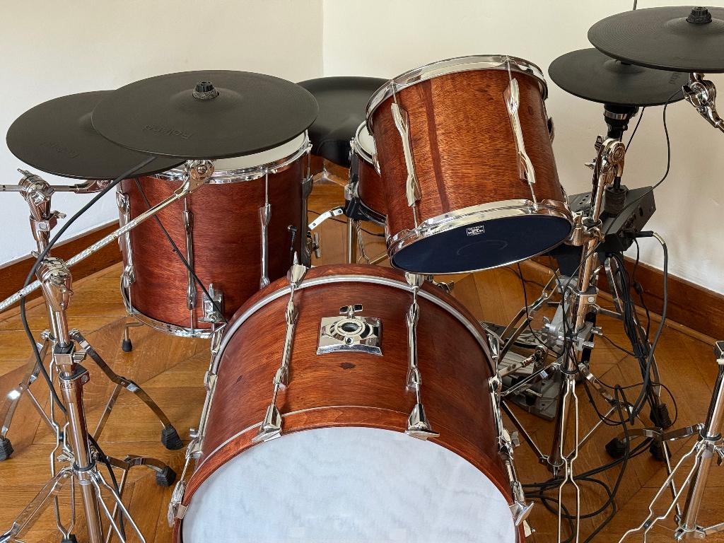 Roland V-Drum TD-17, tambour électrique (Birch), Enlèvement, Utilisé, Roland, Électronique