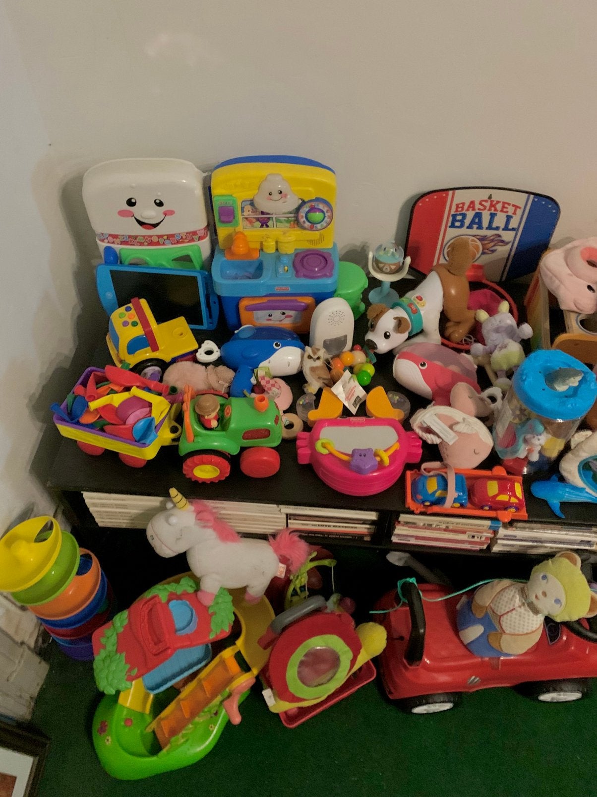 Superset met babyspeelgoed voor kinderen, knuffels, speelgoe, Ophalen, Zo goed als nieuw, Met geluid