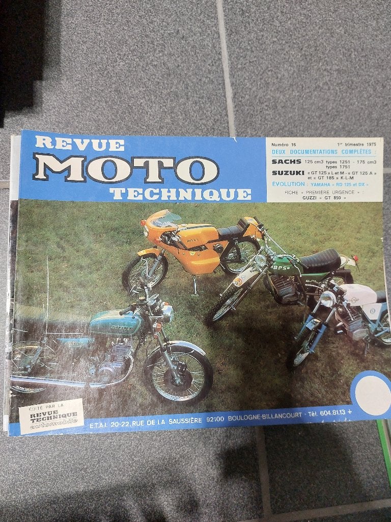Livre moto technique, Boeken, Ophalen of Verzenden, Zo goed als nieuw, Merk of Model