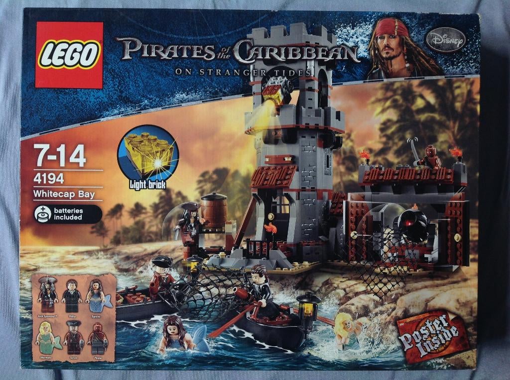LEGO - PIRATES OF THE CARIBBEAN - 4194 - WHITECAP BAY, Enfants & Bébés, Jouets | Duplo & Lego, Neuf, Lego, Ensemble complet, Complet