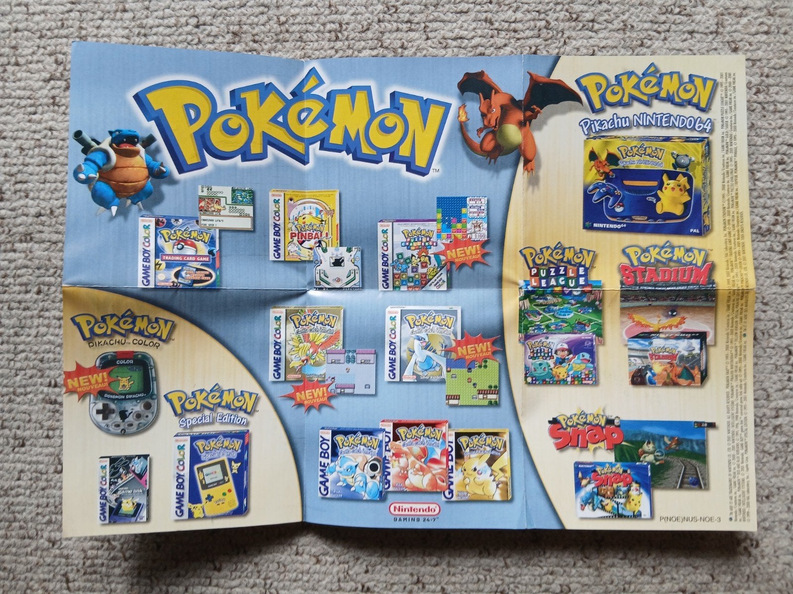 Pokémon N64 Game Boy Color info, Enlèvement ou Envoi