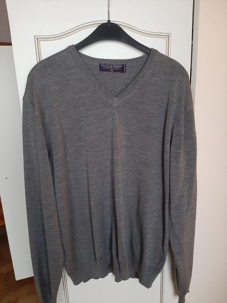 River Woods merino trui – grijs 3XL
 Pure kwaliteit, Ophalen of Verzenden, Grijs