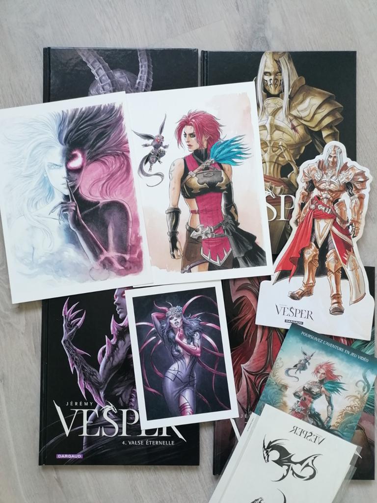 EO Vesper T1 à 4 + goodies, Enlèvement ou Envoi