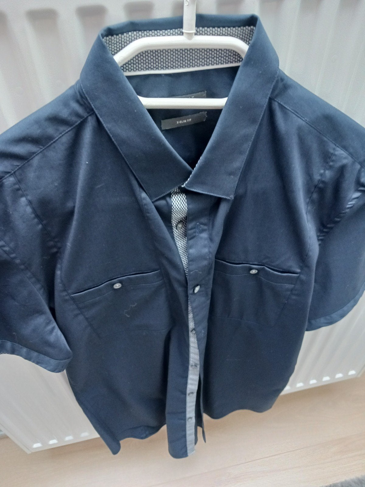 Blauw hemd merk Esprit te koop.M 38 extra slim, Kleding | Heren, Overhemden, Ophalen, Blauw, Halswijdte 38 (S) of kleiner, Zo goed als nieuw