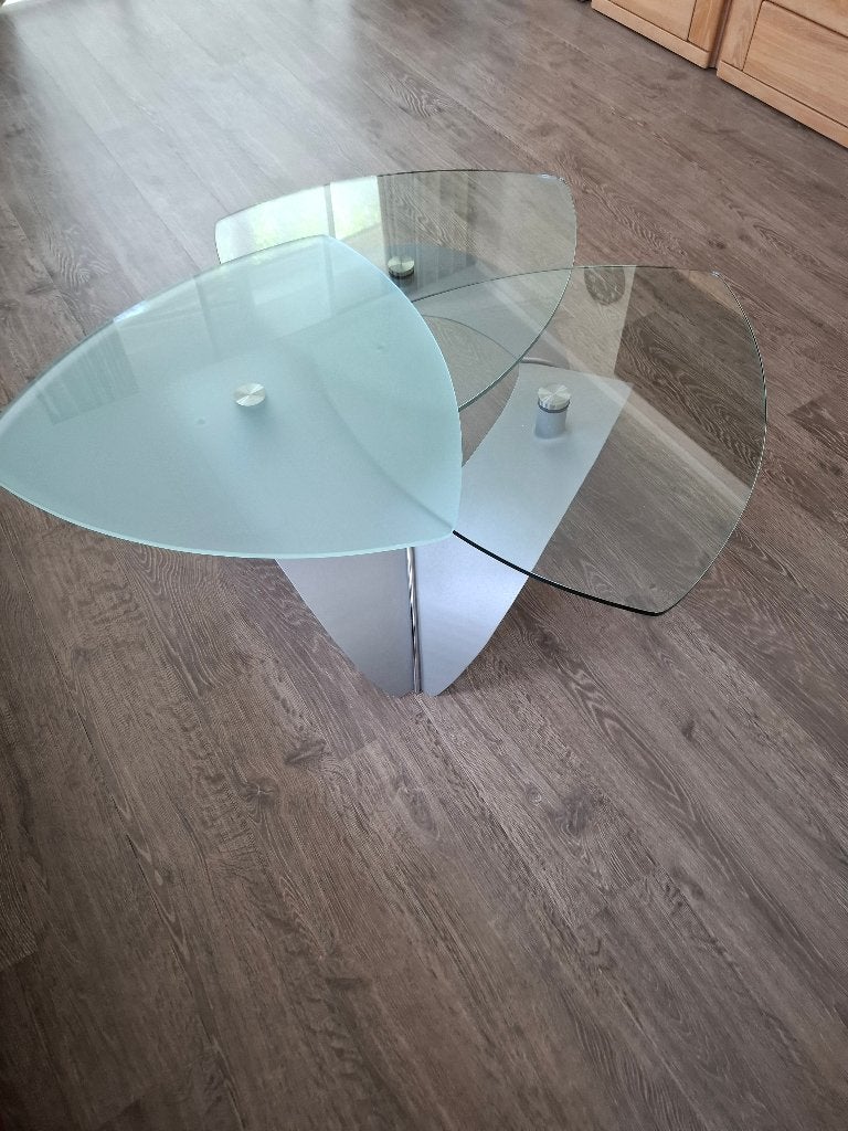salontafel, Huis en Inrichting, Ophalen, Gebruikt, Glas, Modern