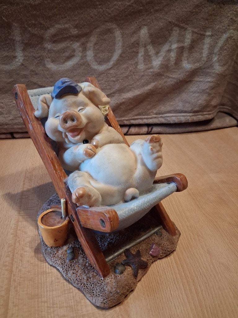 Beeldje varkentje, Ophalen