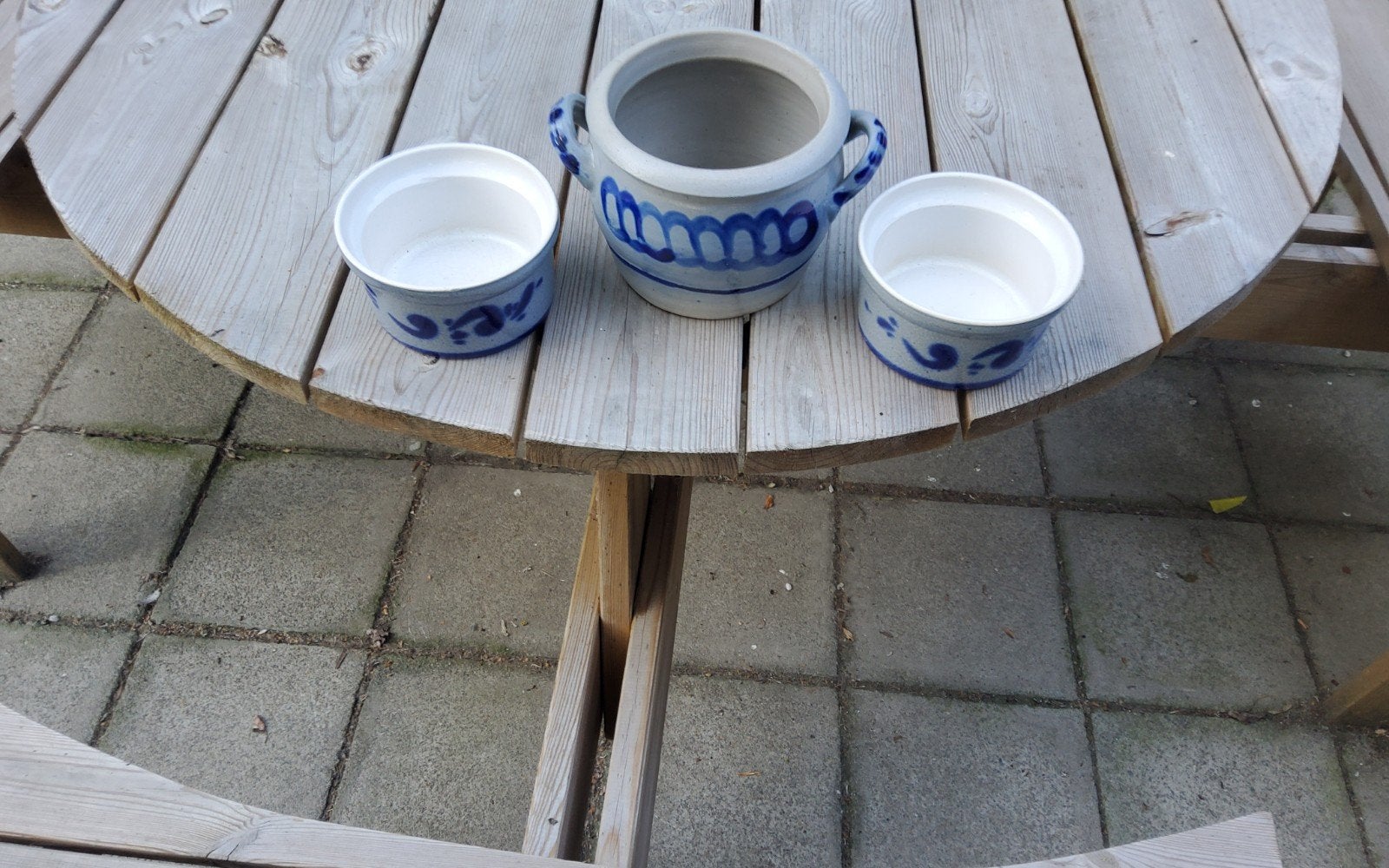 3 bloempotten, Tuin en Terras, Ophalen, Zo goed als nieuw, Balkon