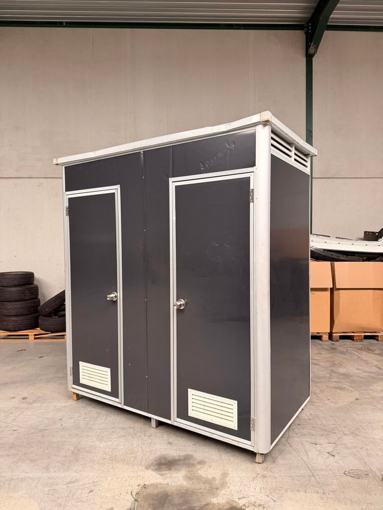 Dubbele mobiele WC unit, nieuw., Ophalen, Zo goed als nieuw