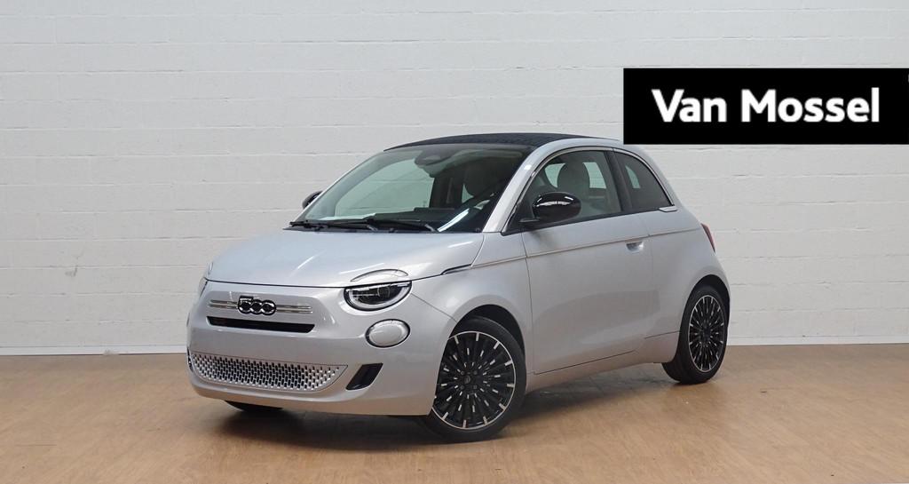 Fiat 500C 1.0 Hybrid LA PRIMA cabrio, Voorwielaandrijving, 4 zetels, Stof, Gebruikt