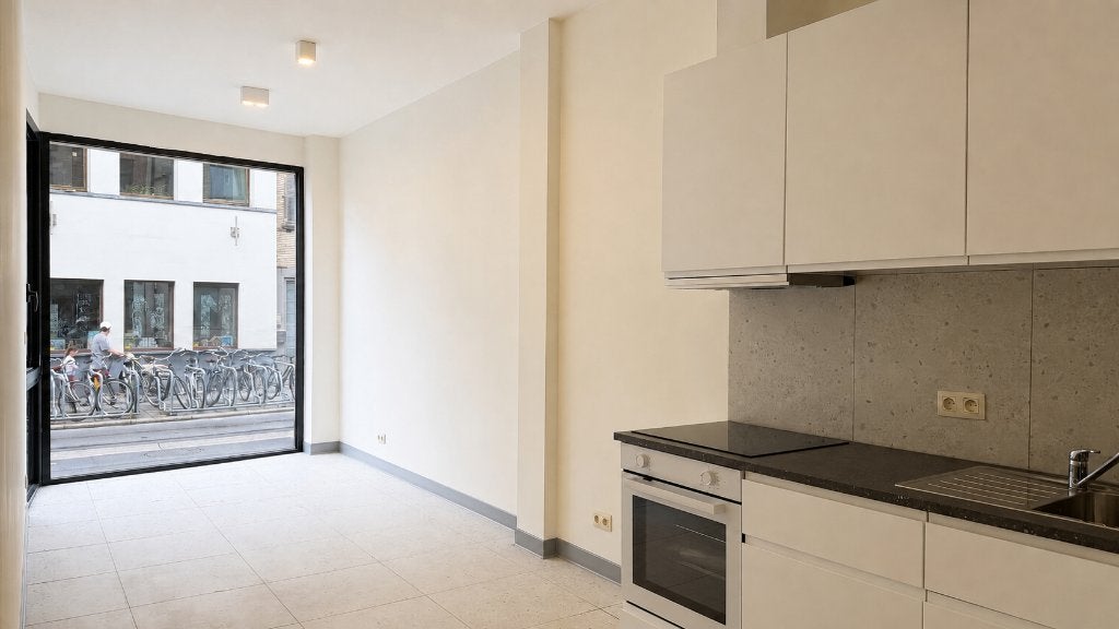 Gelijkvloerse nieuwbouwstudio te GENT, 20 à 35 m², Gand