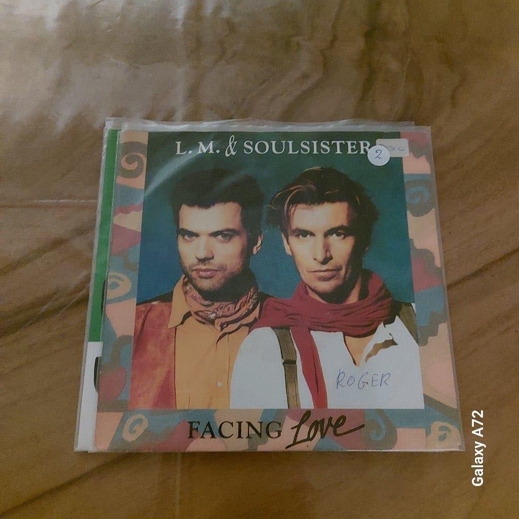 leyers michiels & soulsister facing love, Gebruikt, 7 inch, Ophalen of Verzenden, Pop