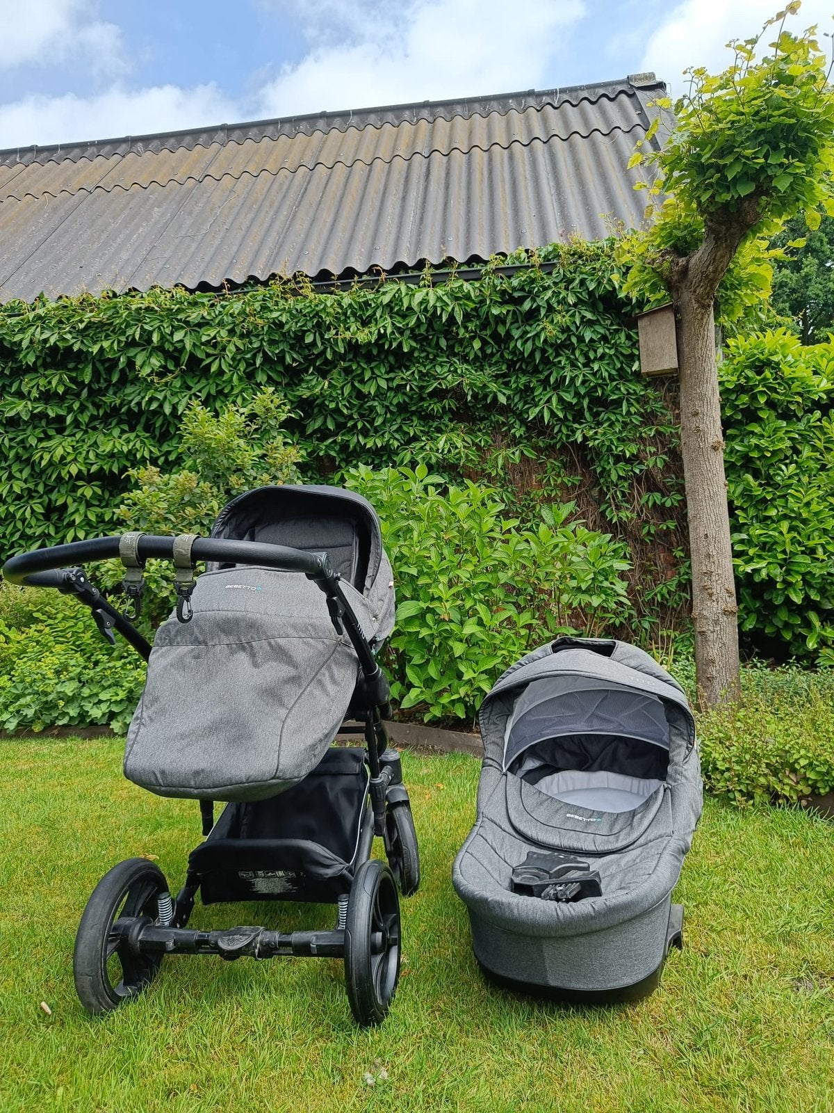 Kinderwagen Bebetto Tito in grijs, Enfants & Bébés, Poussettes & Combinaisons, Enlèvement, Utilisé, Poussette, Autres marques