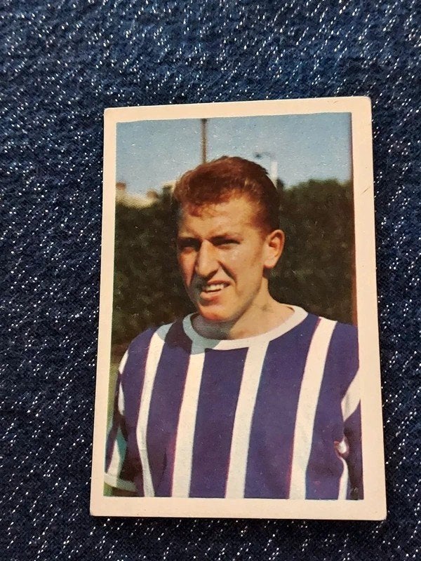 Vintage voetbalkaart / Louis Van Hemelrijck / Beerschot, Verzamelen, Ophalen of Verzenden, Gebruikt, Poster, Plaatje of Sticker